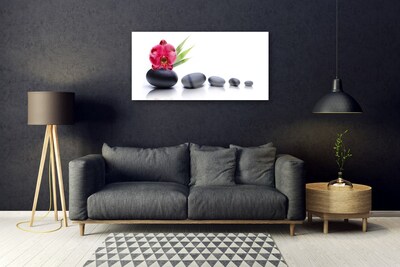 Billede i glas Flower Orchid Graphic