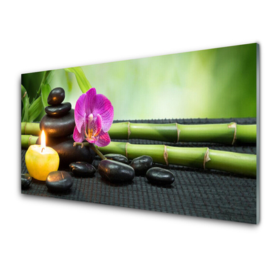 Billede glas Bambusblomst Zen Spa