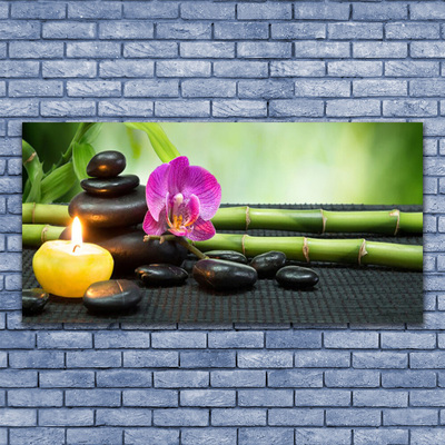 Billede glas Bambusblomst Zen Spa