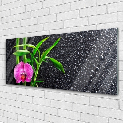 Billede i glas Bamboo Flower Drops