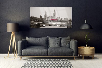 Billede glas Bridge London Big Ben