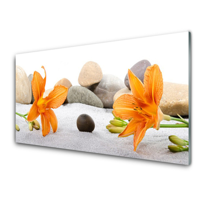 Glas billede Lily Art Graphic