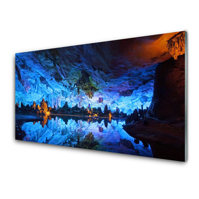 Glas billede Cave Light Glacier