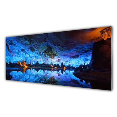 Glas billede Cave Light Glacier