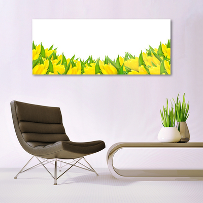 Billede i glas Blomster Natur Tulipaner