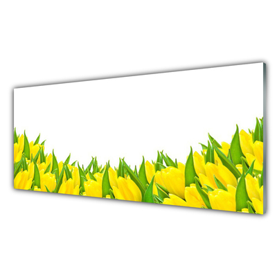 Billede i glas Blomster Natur Tulipaner