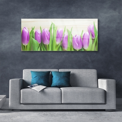 Billede i glas Tulipaner Natura Blomster