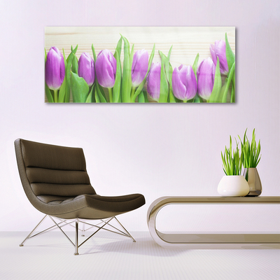 Billede i glas Tulipaner Natura Blomster