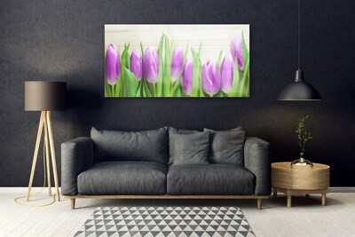 Billede i glas Tulipaner Natura Blomster