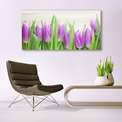 Billede i glas Tulipaner Natura Blomster