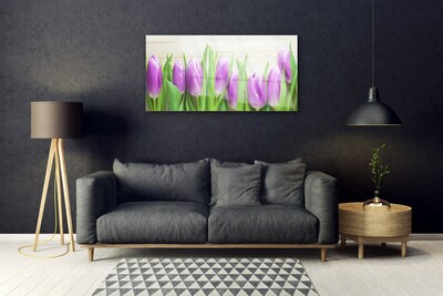 Billede i glas Tulipaner Natura Blomster