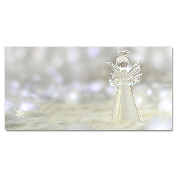 Glas billede Christmas Glass Angel Decoration