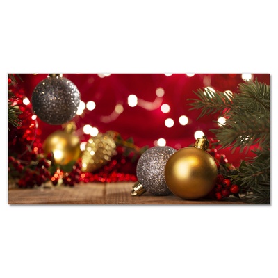 Glas billede Christmas Tree Christmas Bomb Decoration