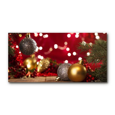 Glas billede Christmas Tree Christmas Bomb Decoration