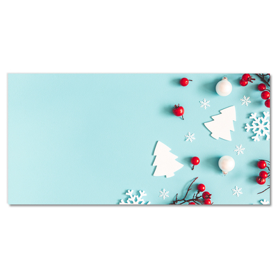 Glas billede Snowflakes Christmas Ornaments