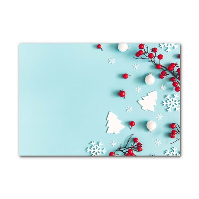 Glas billede Snowflakes Christmas Ornaments