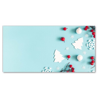 Glas billede Snowflakes Christmas Ornaments