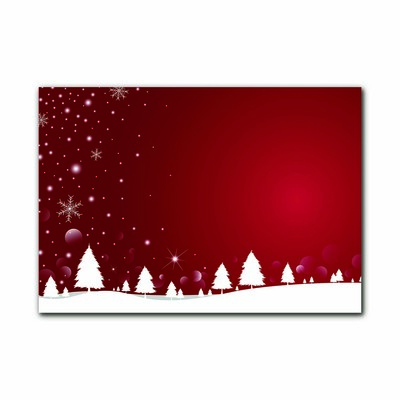 Glas billede Christmas Tree Christmas Snowflakes