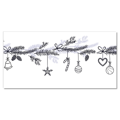 Glas billede Christmas Ornaments Decoration Winter