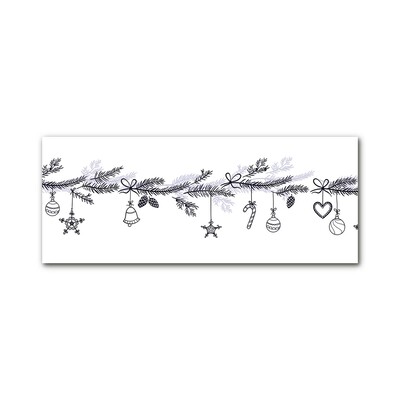 Glas billede Christmas Ornaments Decoration Winter