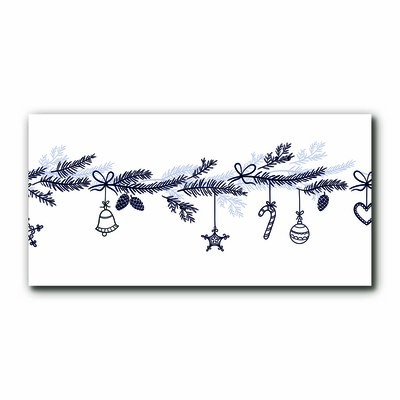 Glas billede Christmas Ornaments Decoration Winter