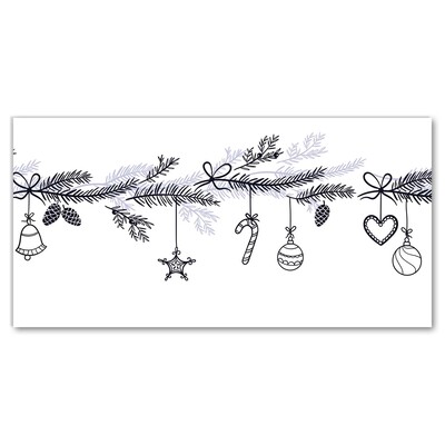 Glas billede Christmas Ornaments Decoration Winter