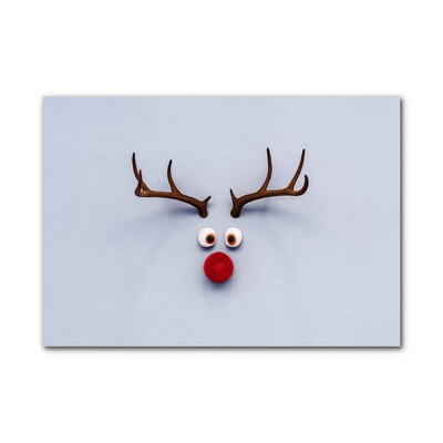 Glas billede Rudolph the reindeer Christmas