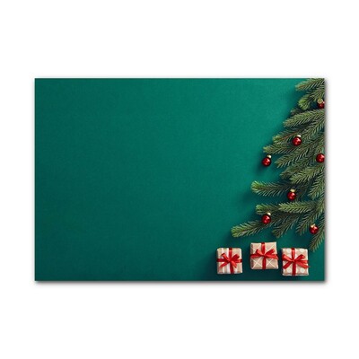 Glas billede Christmas Tree Gifts Christmas Winter