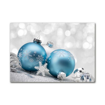 Glas billede Snowflake Christmas Decoration