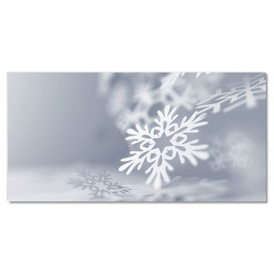 Glas billede Snowflake Christmas Decoration