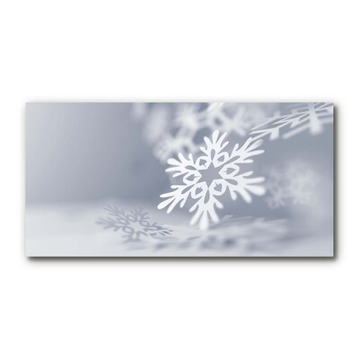 Glas billede Snowflake Christmas Decoration