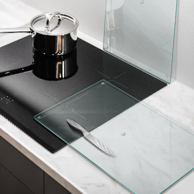 Glas komfur dækplad Glas komfur dækplad gennemsigtig