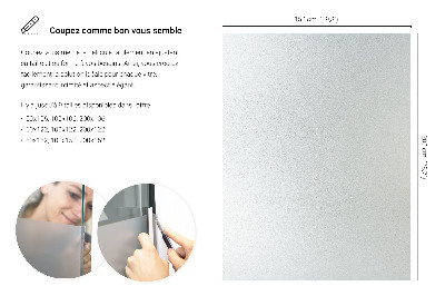 Selvklæbende vinduesfolie lysgennemtrængelig