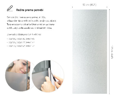 Selvklæbende vinduesfolie lysgennemtrængelig