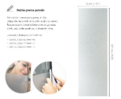 Selvklæbende vinduesfolie lysgennemtrængelig