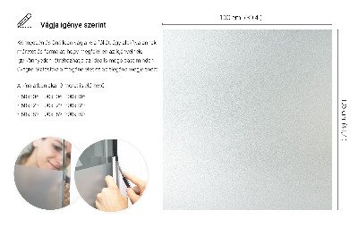 Selvklæbende vinduesfolie lysgennemtrængelig