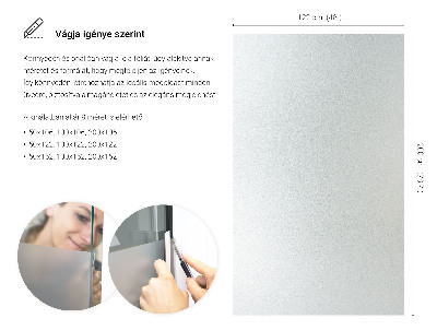 Selvklæbende vinduesfolie lysgennemtrængelig