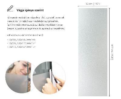 Selvklæbende vinduesfolie lysgennemtrængelig