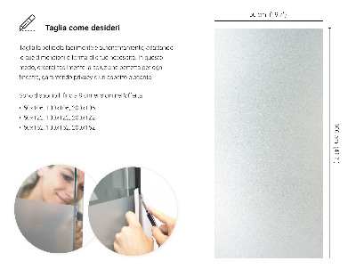 Selvklæbende vinduesfolie lysgennemtrængelig