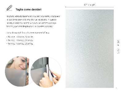 Selvklæbende vinduesfolie lysgennemtrængelig