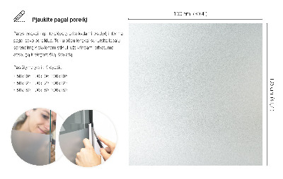 Selvklæbende vinduesfolie lysgennemtrængelig