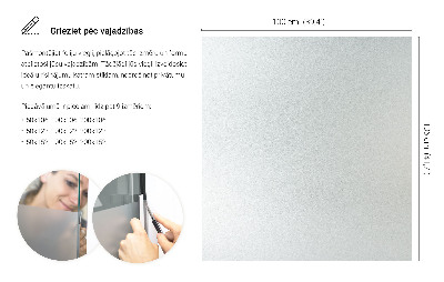 Selvklæbende vinduesfolie lysgennemtrængelig