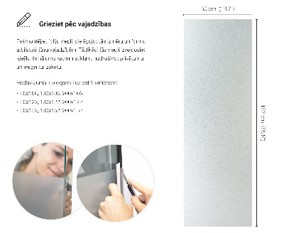 Selvklæbende vinduesfolie lysgennemtrængelig