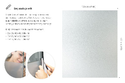 Selvklæbende vinduesfolie lysgennemtrængelig