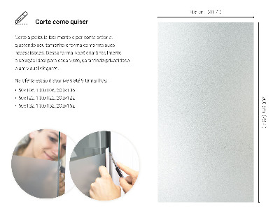 Selvklæbende vinduesfolie lysgennemtrængelig