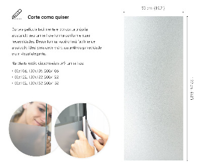 Selvklæbende vinduesfolie lysgennemtrængelig