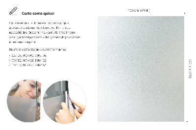 Selvklæbende vinduesfolie lysgennemtrængelig