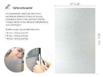 Selvklæbende vinduesfolie lysgennemtrængelig