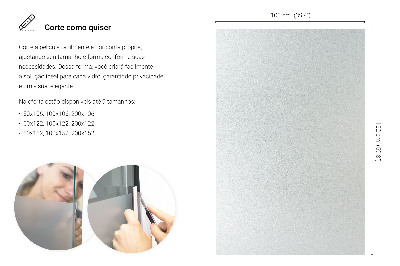 Selvklæbende vinduesfolie lysgennemtrængelig