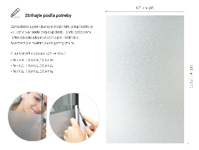 Selvklæbende vinduesfolie lysgennemtrængelig